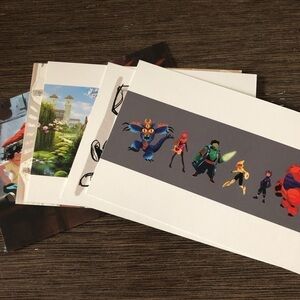 Disney Movie Postcards: Big Hero 6, 5 pack.